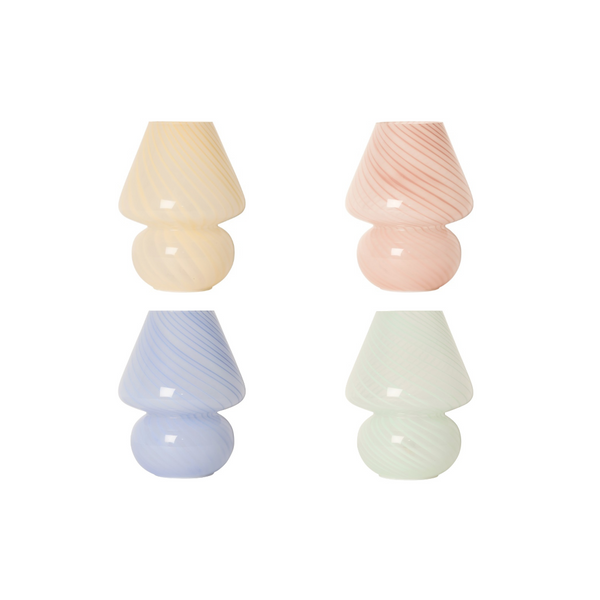 Bordlampe Joyful Glas - lille