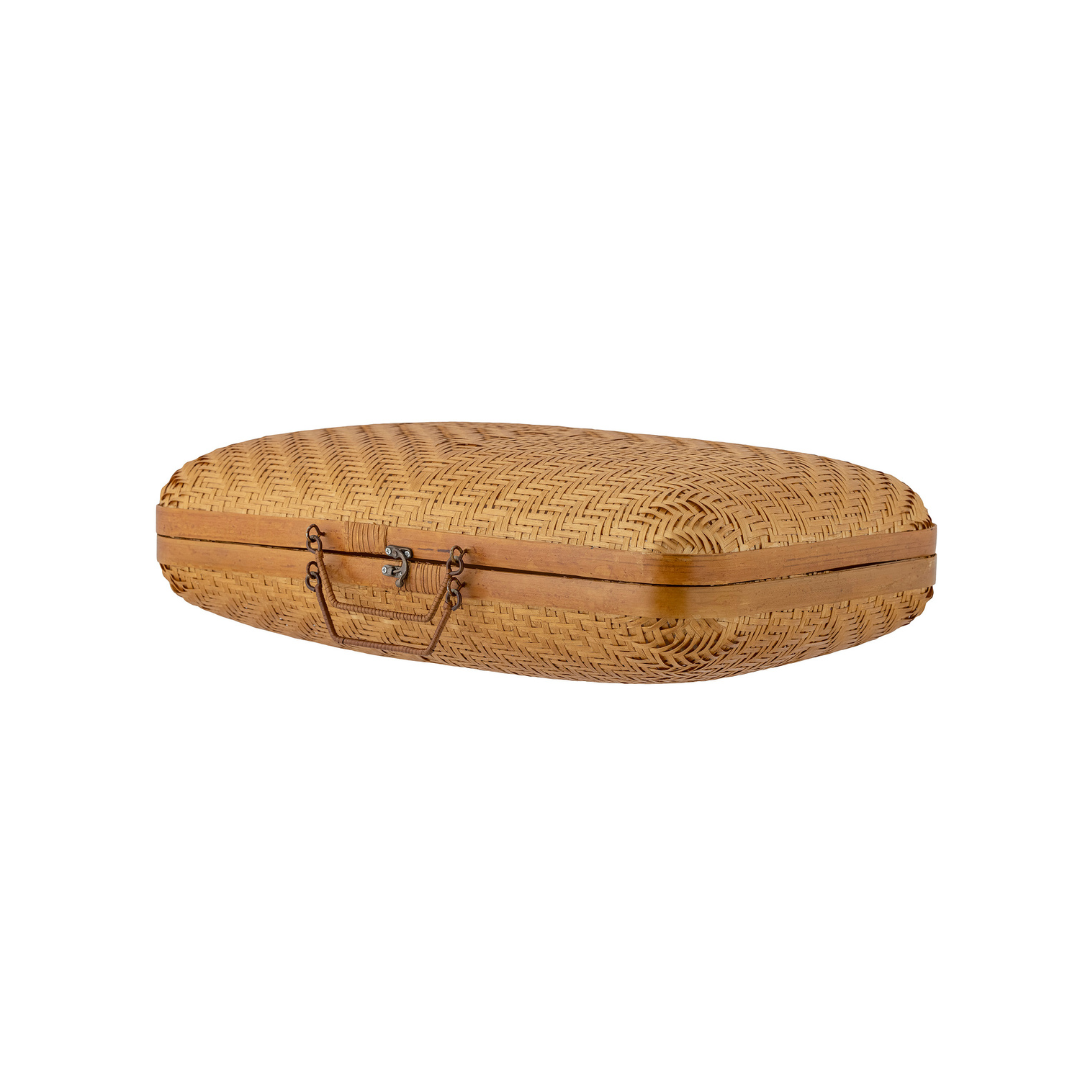 Køb Taske/Kuffert Malaga Bambus | 1.099,00 | Fri fragt over 149 kr. | Hurtig levering | Dag til dag levering | Bloomingville | Håndtaske, Opbevaring, Kurv, Rummelig 