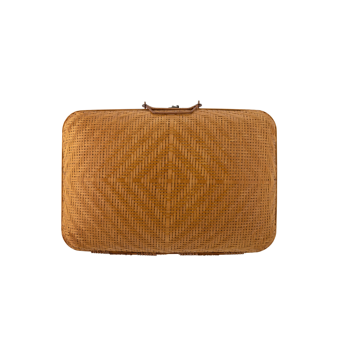 Køb Taske/Kuffert Malaga Bambus | 1.099,00 | Fri fragt over 149 kr. | Hurtig levering | Dag til dag levering | Bloomingville | Håndtaske, Opbevaring, Kurv, Rummelig 