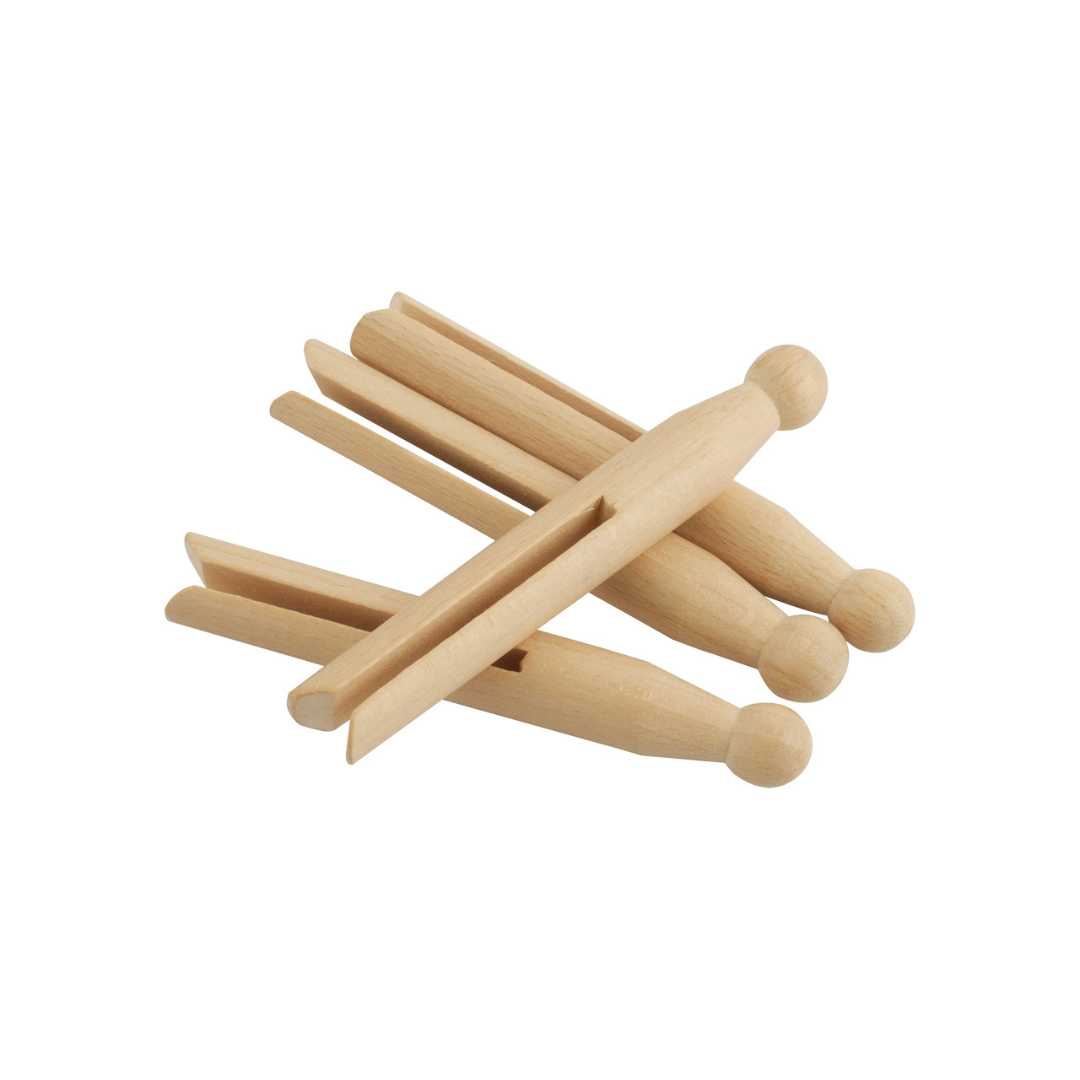 Køb Tøjklemmer Birketræ - sæt af 24  stk | 69,95 | Fri fragt over 149 kr. | Hurtig levering | Dag til dag levering | Bürstenhaus Redecker | Vokset bøgetræ, Vasketøj, Klemmer til tøj