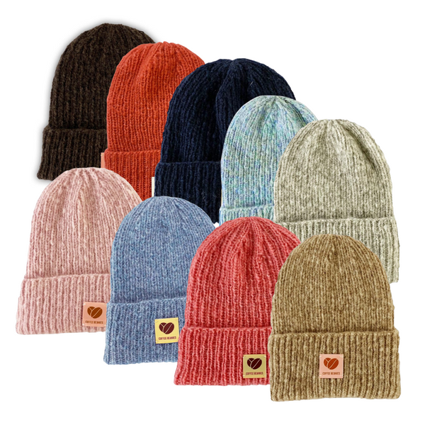 Køb Hue Sky Beanie | 369,00 | Findes i flere farver | Fri fragt over 149 kr. | Hurtig levering | Dag til dag levering | Coffee Beanies | Vinterhue, CO2-neutral, Hue, Uld, Alpaca, Polyamid