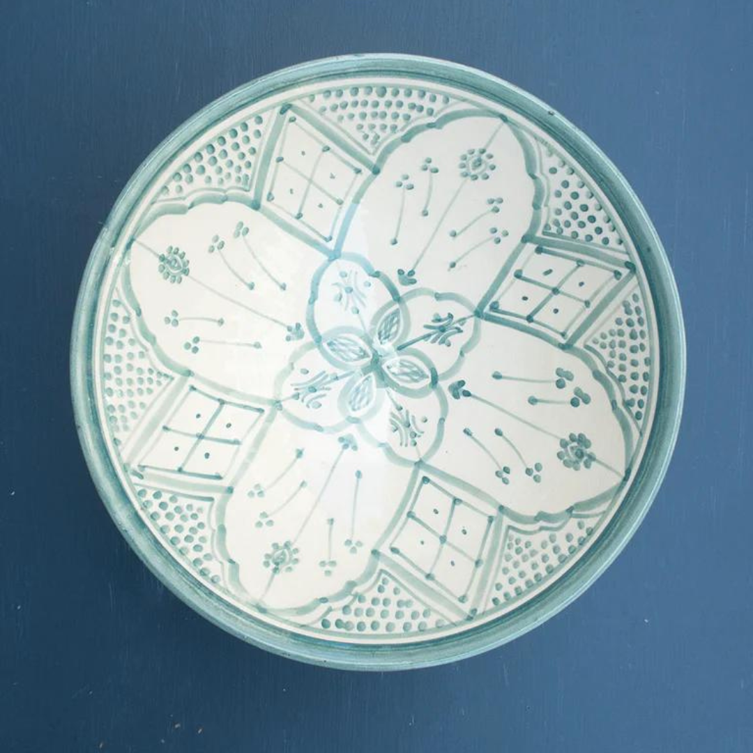 Køb Skål Atlas Pastel Bowl L | 375,00 | Fri fragt over 149 kr. | Hurtig levering | Dag til dag levering | Craft Sisters | Håndlavet, Autentisk marokkansk keramik, Unikt, Pastel farver 