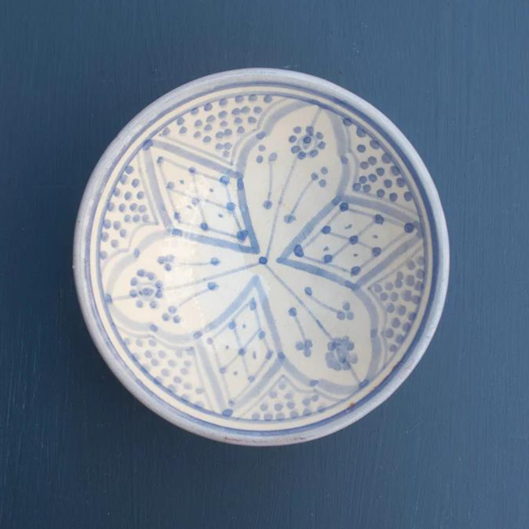 Køb Skål Atlas Pastel Bowl M | 224,95 | Fri fragt over 149 kr. | Hurtig levering | Dag til dag levering | Craft Sisters | Håndlavet, Autentisk marokkansk keramik, Unikt, Pastel farver 
