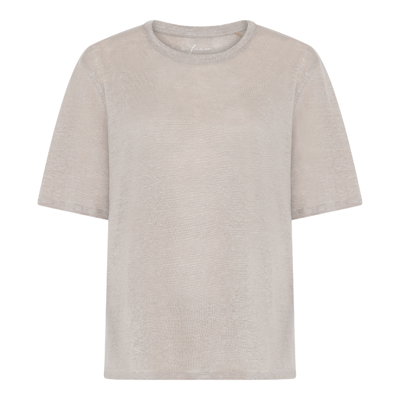 T-shirt med korte ærmer Kingston Hør