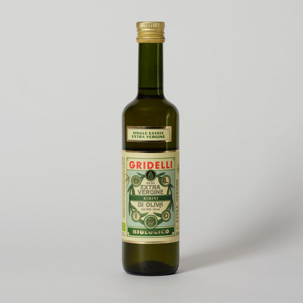 Køb Ekstra jomfru olivenolie Økologisk - RIMINI | 199,95 | Fri fragt over 149 kr. | Hurtig levering | Dag til dag levering | Gridelli | Olie, Madolie, Dekorativ flaske, Correggiolo-oliven