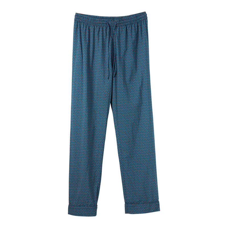 Bukser fra Habiba med Blue Moon print & et klassisk pyjamasbuks design | Hurtig levering | Fri fragt fra 149 kr.