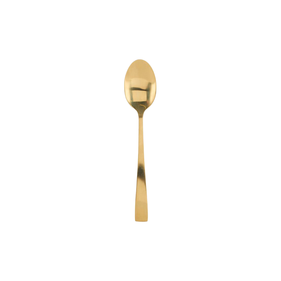 Køb Bestik Golden | fra 49,95 | Fri fragt over 149 kr. | Hurtig levering | Dag til dag levering | House Doctor, Society of Lifestyle | Gaffel, Kniv, Ske, Spiseske, Teske, Bestik, Borddækning, Servering, Bestiksæt, Guld, Messing, Gylden 