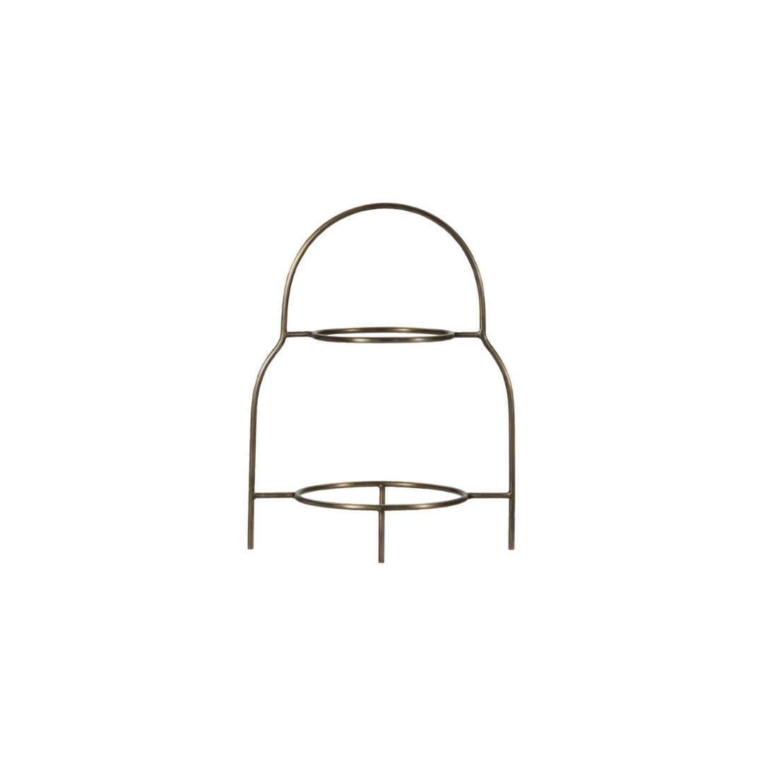 Køb Tallerkenopsats Sana Antik messing finish | fra 399,00 | Fri fragt over 149 kr. | Hurtig levering | Dag til dag levering | House Doctor, Society of Lifestyle | Kageopsats, Opsats