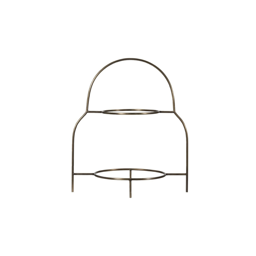 Køb Tallerkenopsats Sana Antik messing finish | fra 399,00 | Fri fragt over 149 kr. | Hurtig levering | Dag til dag levering | House Doctor, Society of Lifestyle | Kageopsats, Opsats