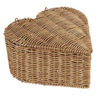 Køb Æske hjerte med 4 rum Cane | 399,00 | Fri fragt over 249 kr. | Hurtig levering | Dag til dag levering | Ib Laursen | Rattan, Hjerteæske, Advent