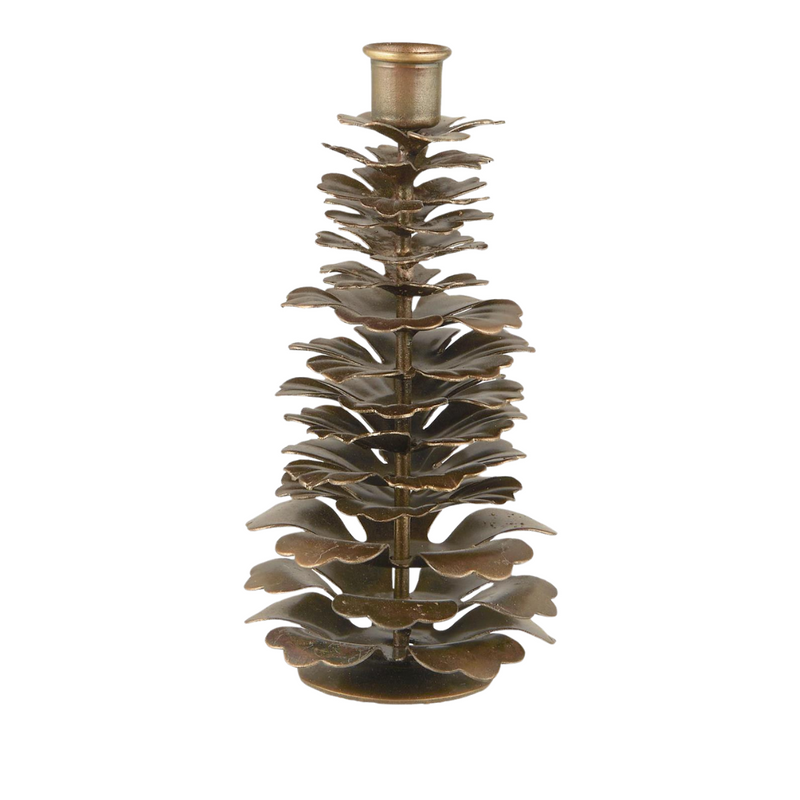 Køb Lysestage kogle | fra 79,95 | Fri fragt over 249 kr. | Hurtig levering | Dag til dag levering | Ib Laursen | Stage, Lys, Stearinlys, kalenderlys, Kalenderstage, Adventsstage, Dekoration, Juledekoration