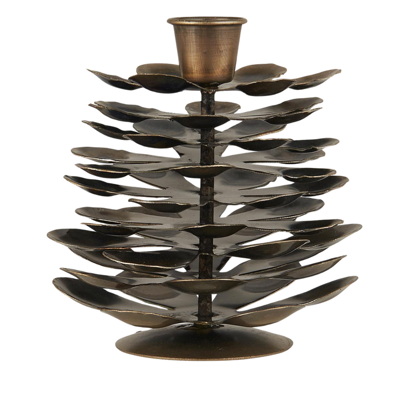 Køb Lysestage kogle | fra 79,95 | Fri fragt over 249 kr. | Hurtig levering | Dag til dag levering | Ib Laursen | Stage, Lys, Stearinlys, kalenderlys, Kalenderstage, Adventsstage, Dekoration, Juledekoration