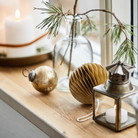 Køb Lanterne mini bølget skorsten | 69,00 | Fri fragt over 149 kr. | Hurtig levering 3-5 dage | Dag til dag levering | Ib Laursen | Lanterne, Lanterne i glas, Guld, Metal, Lys, Stearinlys, Belysning, Hyggeligt lys