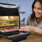 Køb Airfryer Ovn 11 liter med ekstra tilbehør | 1.599,00 | Fri fragt over 149 kr. | Hurtig levering | Dag til dag levering | Severin l | 2000 watt, Ovn, Sort, Lækre fedtfattige måltider, Hurtig, Billig i brug