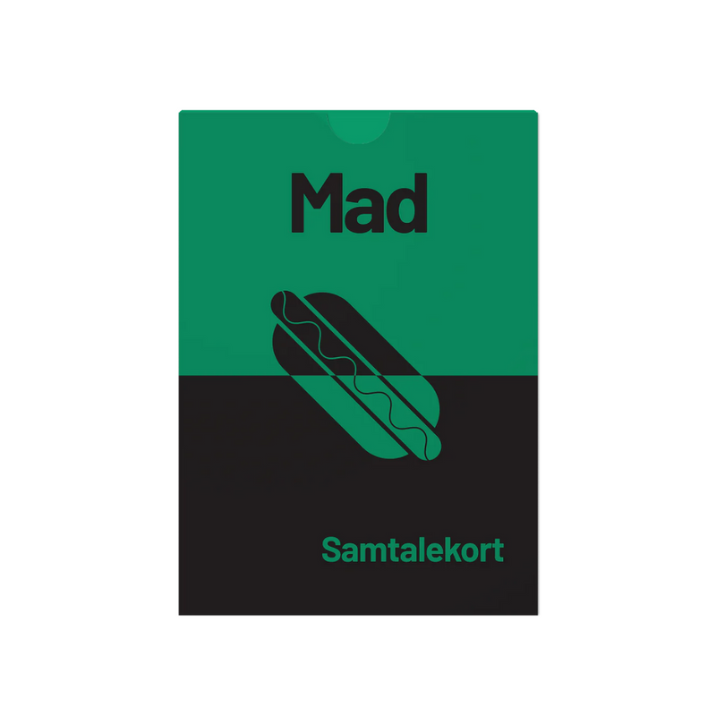 Køb Mad - Samtalekort | 99,95 | Fri fragt over 149 kr. | Hurtig levering | Dag til dag levering | SNAK | Spil, Spillekort, Leg, Spørgsmål, Hvad vil du vide? Snakspil, Samtalespil til enhver tid - for enhver smag, Samtalekort til de gode snakke, For par, I fællesskaber, Festligelejligheder, Netværksgrupper, Sjove samtalespil for venner og familie, Hygge og nærvær på spil