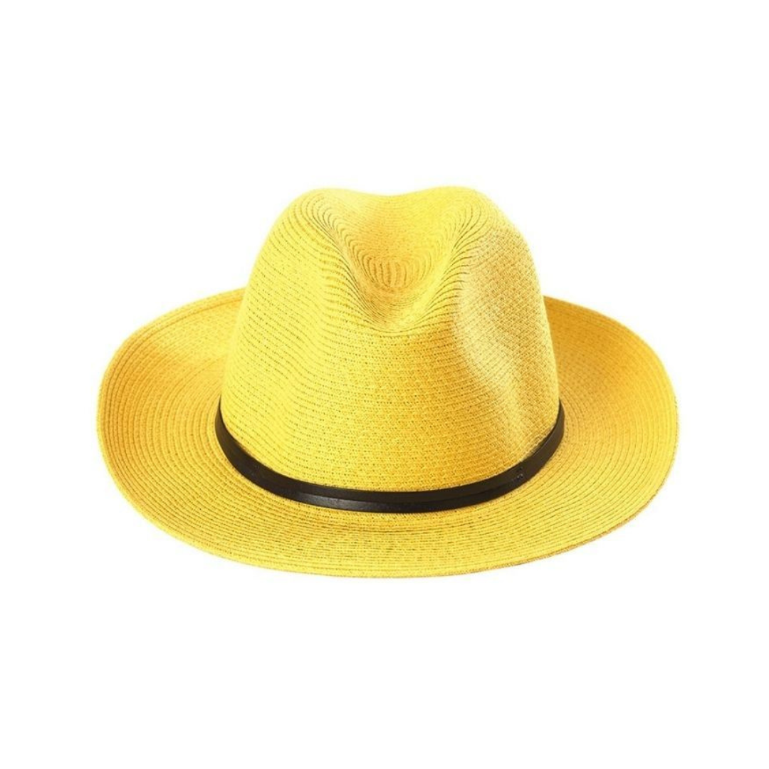 Køb Hat med læder strop | 499,00 | Findes i flere farver | Fri fragt over 149 kr. | Hurtig levering | Dag til dag levering | Travaux en cours | Tidløs, Unisex, Sommerhat, Strandhat, Solhat, Ultralet, Tekstureret papir