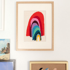 Køb Broderi kit From the Other Side Rainbow | 649,00 | Fri fragt over 149 kr. | Hurtig levering | Dag til dag levering | UndwindStudio | DIY, Brodering, Broderiteknik, Vægophæng, Garn, Garnophæng, Garnprojekt 