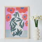 Køb Broderi kit Poppy Pot | 449,00 | Fri fragt over 149 kr. | Hurtig levering | Dag til dag levering | UndwindStudio | DIY, Brodering, Appelsiner, Broderiteknik, Vægophæng, Garn, Garnophæng, Garnprojekt 