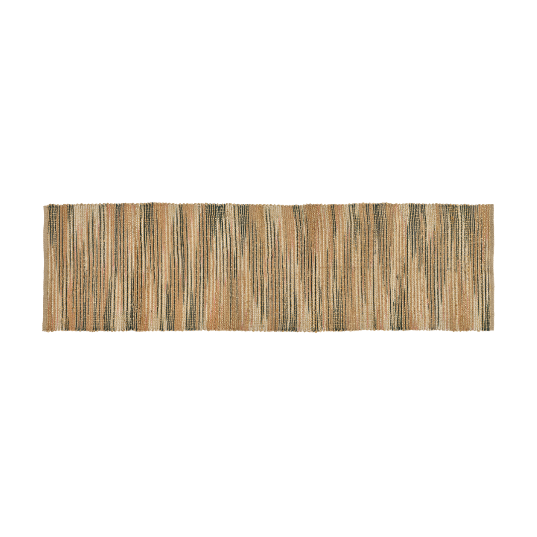 Køb Gulvtæppe Vem 70x250 cm | 849,00 | Fri fragt over 149 kr. | Hurtig levering | Dag til dag levering | Villa Collection l | Gulvtæppe, Løber, Måtte, Tæppe, Mønstret måtte, Farverigt tæppe, Grøn, Rosa, Natur