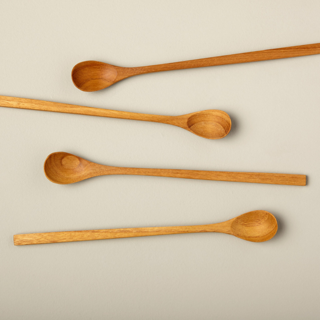 Køb Teske Teak | fra 39,95 | Fri fragt over 149 kr. | Hurtig levering | Dag til dag levering | be home | Ske, Teaktræ, Håndlavet, Thailand, Træske, Lang ske i træ, Ske i træ, Ske i teaktræ