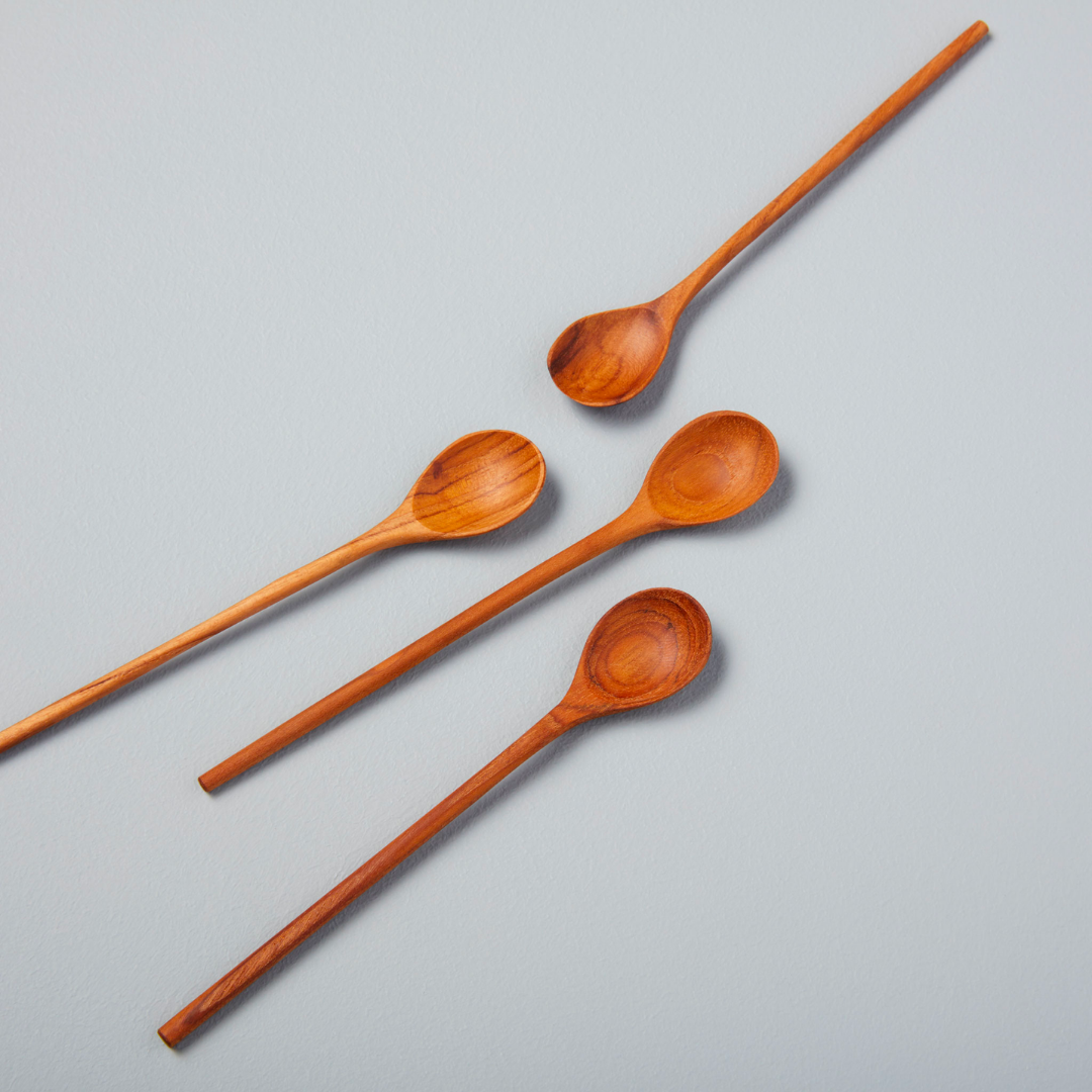 Køb Teske Teak | fra 39,95 | Fri fragt over 149 kr. | Hurtig levering | Dag til dag levering | be home | Ske, Teaktræ, Håndlavet, Thailand, Træske, Lang ske i træ, Ske i træ, Ske i teaktræ