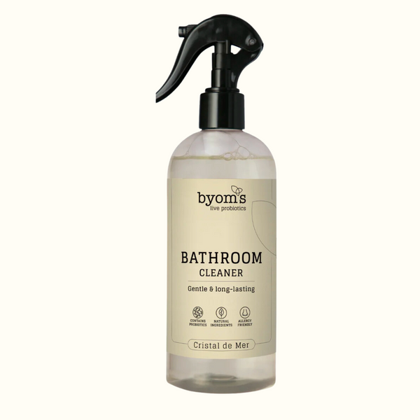 Køb Badeværelses rengøringsmiddel - Probiotic Bathroom Cleaner – Cristal De Mer | 89,95 | Fri fragt over 149 kr. | Hurtig levering | Dag til dag levering | byoms | Rengøring, Moderne rengøring, Moderne husholdning, Badeværelses rengørning, Uden kemi, Probiotika