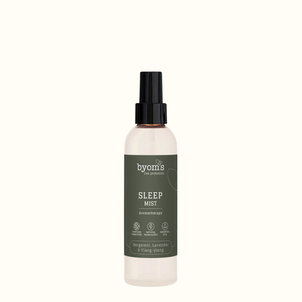 Køb Sleep Mist – Probiotic Aroma Therapy - Bergamot, Lavender & Ylang-ylang | 129,95 | Fri fragt over 149 kr. | Hurtig levering | Dag til dag levering | byoms | Rengøring, Moderne rengøring, Moderne husholdning, Rengørning, Uden kemi, Probiotika