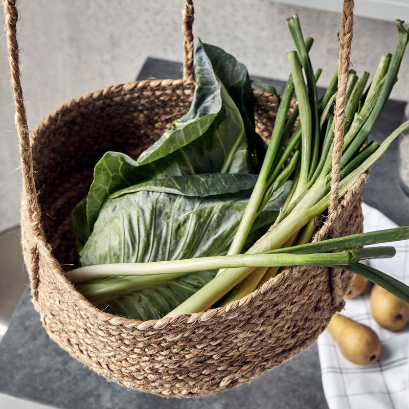 Køb Hængekurv Haan Natural | 429,00 | Fri fragt over 149 kr. | Hurtig levering | Dag til dag levering | House Doctor, Society of Lifestyle |Ophæng, Opbevaring, Kurve
