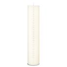 Ivory bloklys i paraffin med tal 1-24 i guld til nedtælling til jul, 25x5 cm