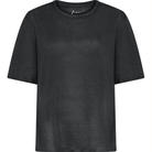 Mørkegrå T-shirt i hør