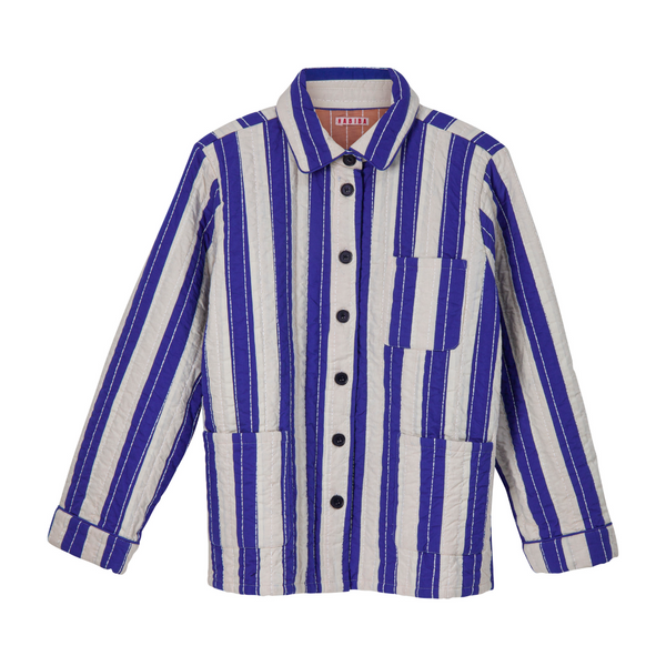 Køb Jakke Mumu Japan Blue | 1.389,00 | Findes i flere farver | Fri fragt over 149 kr. | Hurtig levering | Dag til dag levering | Habiba | Vatteret jakke, Quiltet jakke, Skjorte, Vatteret skjorte, Quiltet skjorte