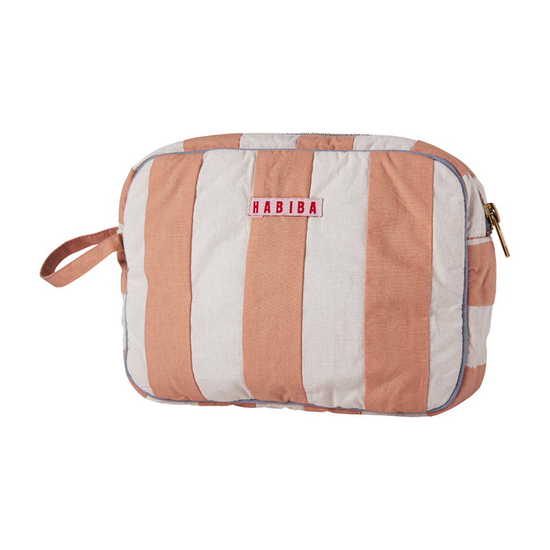 Køb Toilettaske Mumu Tile terracotta | fra 279,95 | Fri fragt over 149 kr. | Hurtig levering | Dag til dag levering | Habiba | Etui, Clutch, Taske, Rejse, Toiletsager