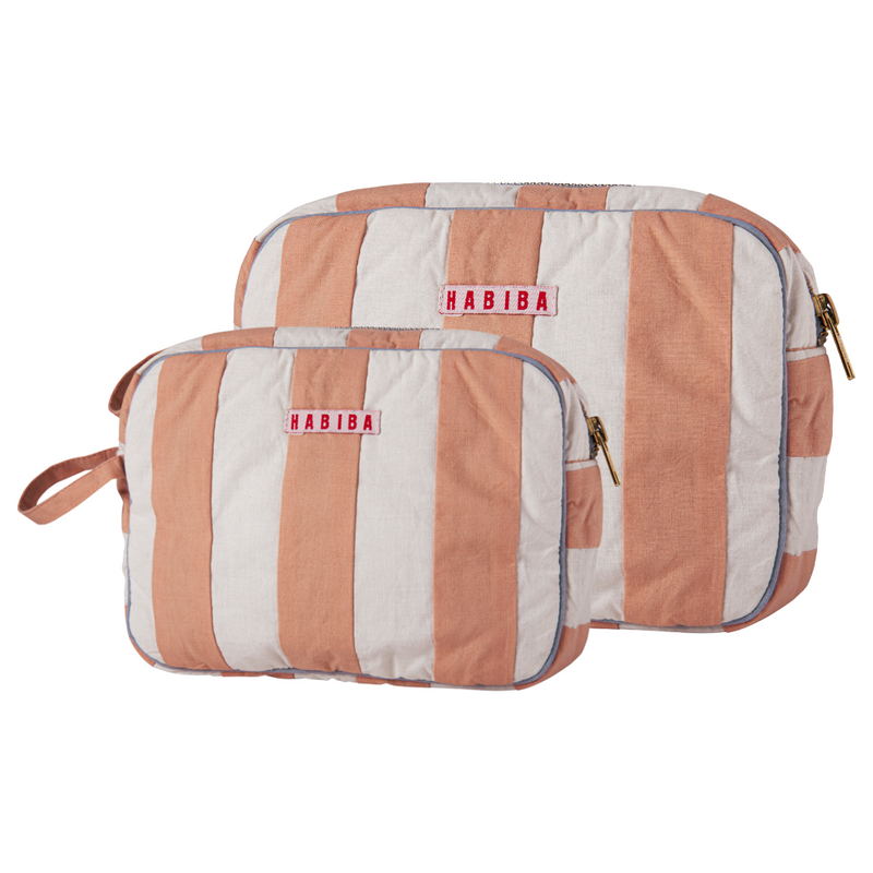 Køb Toilettaske Mumu Tile terracotta | fra 279,95 | Fri fragt over 149 kr. | Hurtig levering | Dag til dag levering | Habiba | Etui, Clutch, Taske, Rejse, Toiletsager