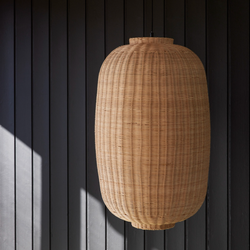 Køb Pendel Chand Oval i rattan | 1.669,00 | Fri fragt over 149 kr. | Hurtig levering | Dag til dag levering | Hübsch | Belysning, Lampe, Flet, Loftlampe, Stofledning, Rød ledning, Skærm, Natur, Flettet