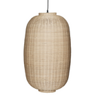 Køb Pendel Chand Oval i rattan | 1.669,00 | Fri fragt over 149 kr. | Hurtig levering | Dag til dag levering | Hübsch | Belysning, Lampe, Flet, Loftlampe, Stofledning, Rød ledning, Skærm, Natur, Flettet