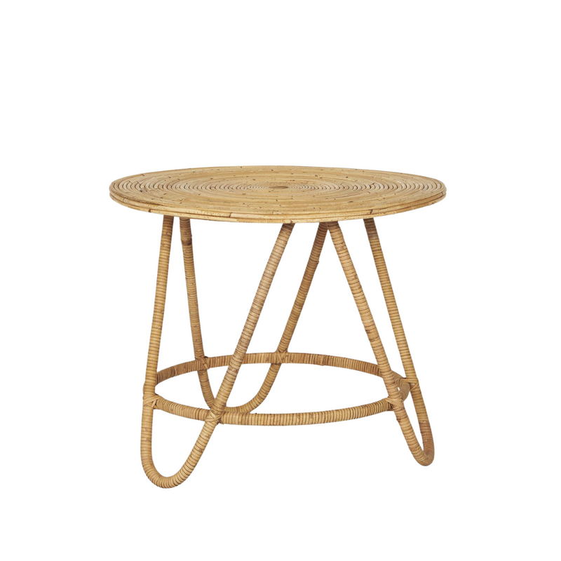 UDSALG Bord rund Rattan
