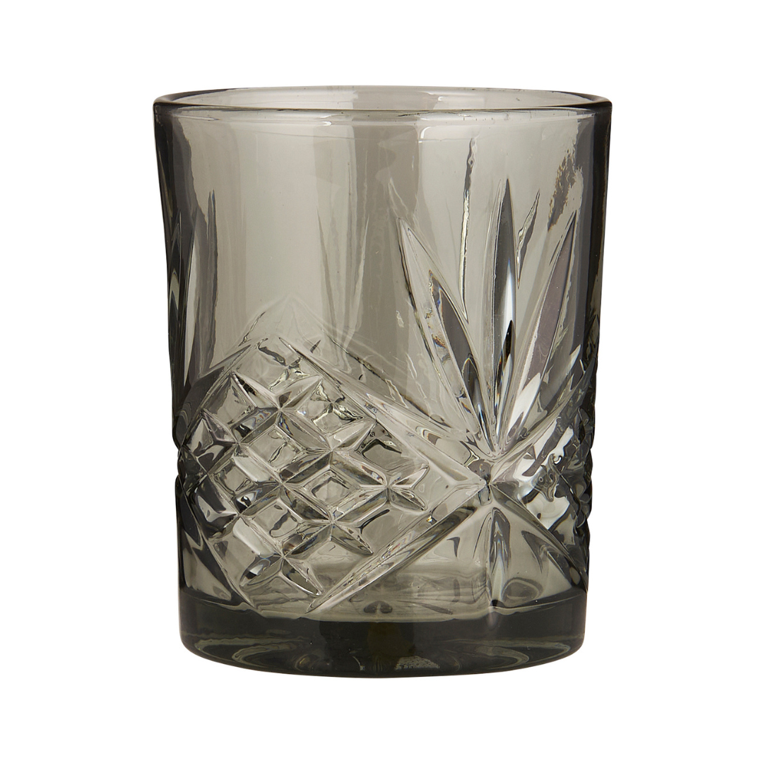 Køb Drikkeglas med mønster Londonl | 39,95 | Fri fragt over 149 kr. | Hurtig levering | Dag til dag levering | Ib Laursen | Glas, Cafeglas, Kaffeglas, Vandglas, Drikkeglas, Klassisk, Elegant, Facette slebet 