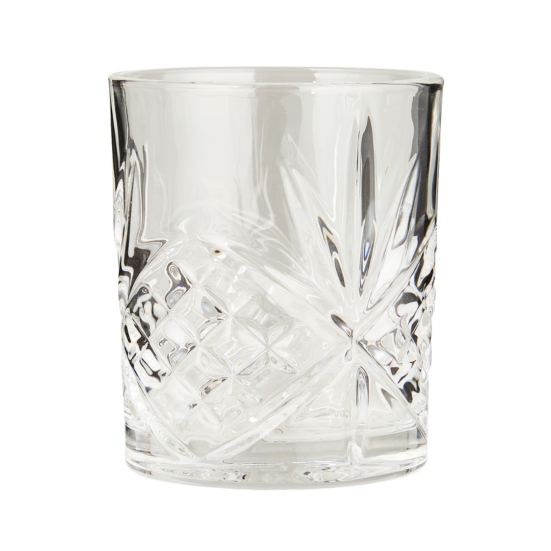 Køb Drikkeglas med mønster Londonl | 39,95 | Fri fragt over 149 kr. | Hurtig levering | Dag til dag levering | Ib Laursen | Glas, Cafeglas, Kaffeglas, Vandglas, Drikkeglas, Klassisk, Elegant, Facette slebet 