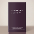 Supertea Chai Krishna Organic teæske med 20 breve i mørk auberginefarvet karton