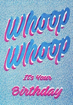 Køb Postkort Letterpress Whoop Whoo | der findes flere forskellige | 10,00 | Dag til dag levering | Citat kort, Billede, 2980-1973, klang und kleid