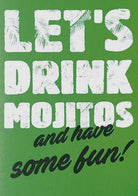 Køb Postkort Letterpress Mojitos | der findes flere forskellige | 10,00 | Dag til dag levering | Citat kort, Billede, 2986-1973, klang und kleid