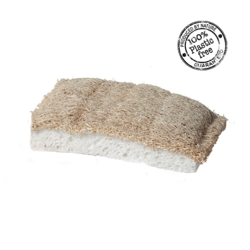 Køb Skuresvamp // Cellulosesvamp med loofah | 19,95 | Fri fragt over 149 kr. | Hurtig levering | Dag til dag levering | Opvask, Rengøring, Køkkenrengøring, Rengøringsklud, Køkkentekstil, Aftørringsklæde, Bægerdygtig, Loofah, Cellulose af træfibre, Cellulosesvamp, Plantemateriale, Fri for mikroplast, C. C. Hansen