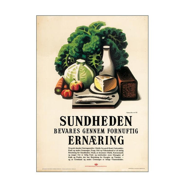 Køb Plakat Sundhed 30x40 cm | 189,95 | Dag til dag levering | Billede, Kunst, Poster and Frame, Simon Holst