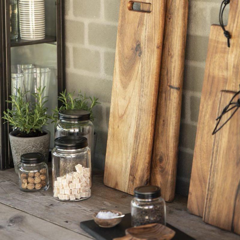 Køb Opbevaringsglas Sevilla med sort skruelåg | fra 13,95 | Krydderiglas, Sylteglas, Syltetøjsglas, Dåse, Kaffedåse, Tedåse, Glas med låg, Glas kæmpe Sevilla m/sort låg, Ib Laursen