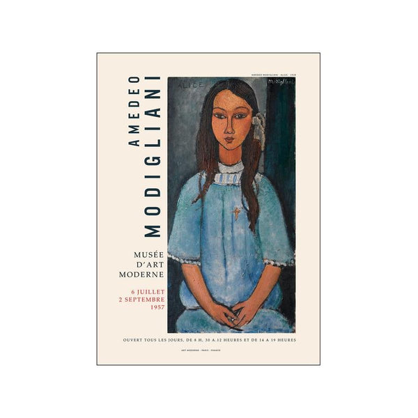 Køb Plakat Amedo Modigliani 30x40 cm | 239,95 | Dag til dag levering | Billede, Kunst, Poster and Frame, Amedo Modigliani x PSTR Studio