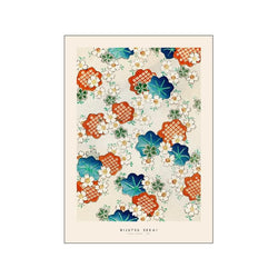 Køb Plakat Bijutsu Sekai - Floral pattern II 50x70 cm | TILBUD: 100,00 | Fri fragt over 149 kr. | Hurtig levering | Dag til dag levering | PSTR studio | Billede, Kunst, Japandi, Ukiyo-e art