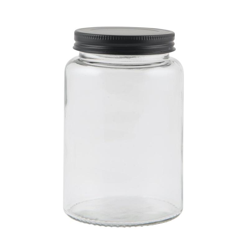 Køb Opbevaringsglas Sevilla med sort skruelåg | fra 13,95 | Krydderiglas, Sylteglas, Syltetøjsglas, Dåse, Kaffedåse, Tedåse, Glas med låg, Glas kæmpe Sevilla m/sort låg, Ib Laursen
