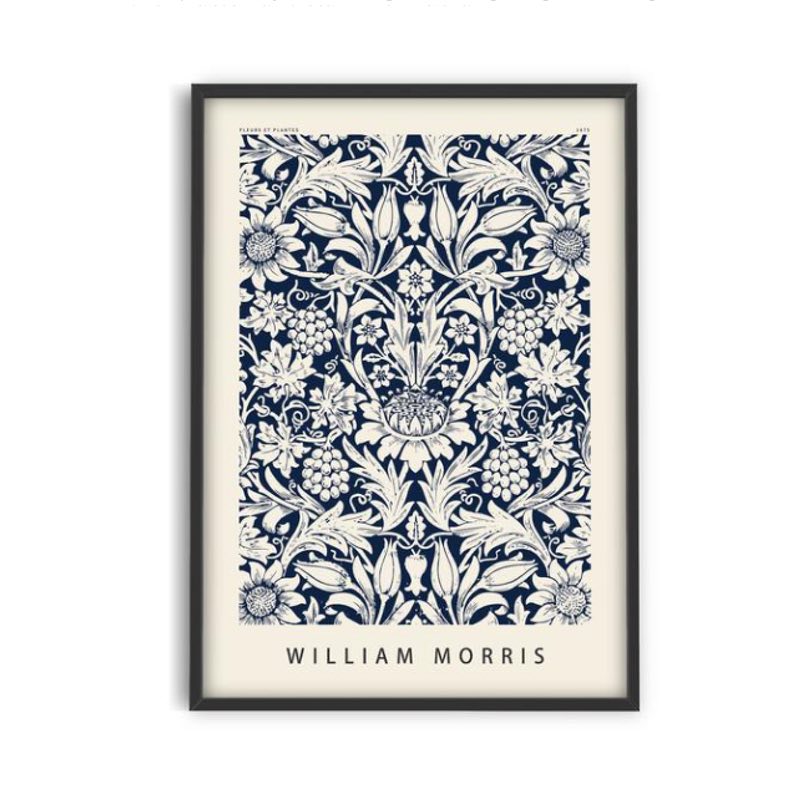 Køb Plakat Tulipes et Feuilles 50x70 cm | 299,95 | Billede, Kunst, PSTR studio, William Morris