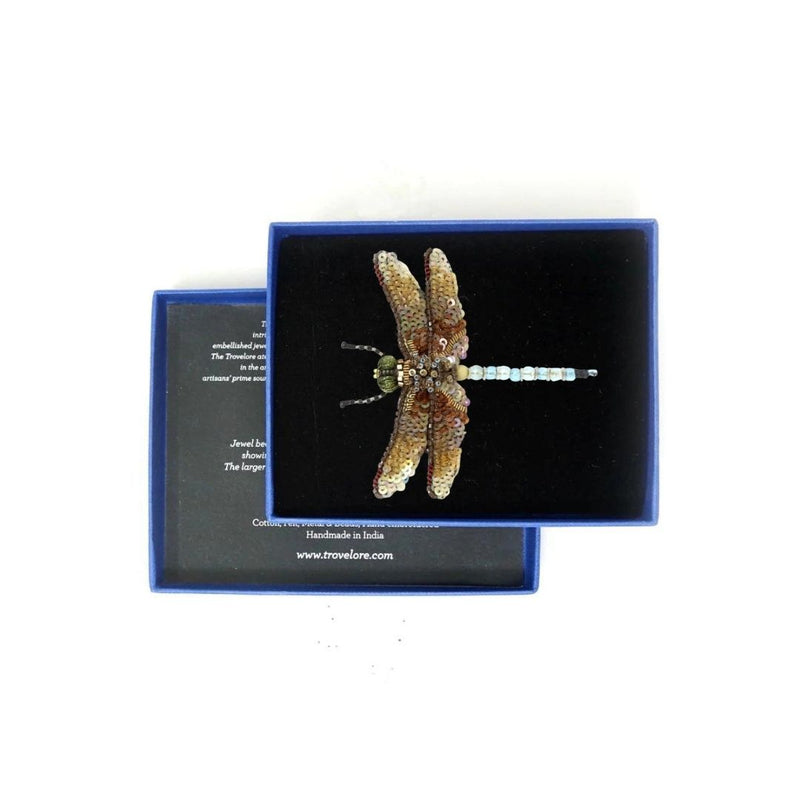 Køb Broche - Emperor Dragonfly Brooch Pin | 419,00 | Fri fragt over 149 kr. | Hurtig levering | Dag til dag levering | TROVELORE | Vintage, Håndlavet, Hand made, Førsteklasses materialer, Godt design, Kvalitetsarbejde, Indien