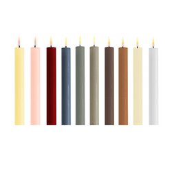 Køb Kronelys LED - sæt af 2 stk | 145,00 | Flere farver | Fri fragt over 149 kr. | Hurtig levering | Dag til dag levering | DELUXE HOMEART | LED-lys, LED-stearinlys, Stearinlys, Kunstigt lys, Batterilys, Lys med batterier, REAL FLAME™ 